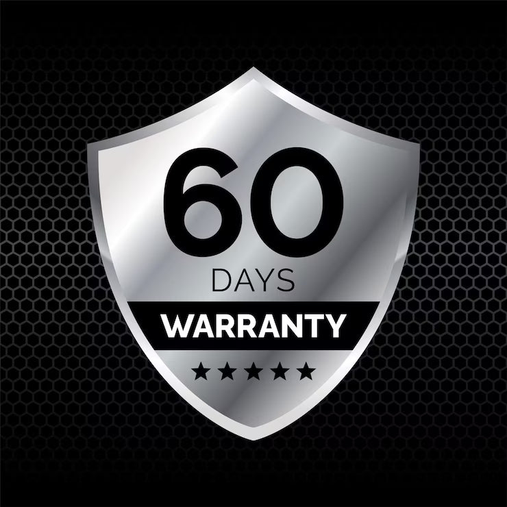 60 Days Warranty